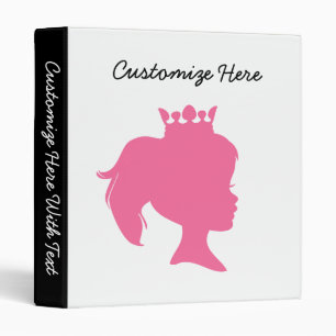 Classeur Princesse rose T-shirts et cadeaux de silhouette