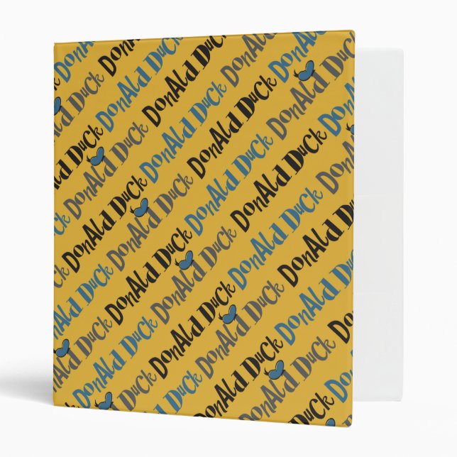 Classeur Principaux raccourcis Mickey | Donald Duck Motif j (Devant/intérieur)