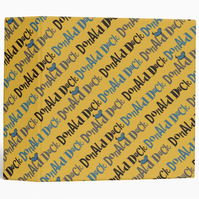 Classeur Principaux raccourcis Mickey | Donald Duck Motif j (Devant/Côté)