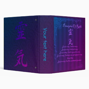 Classeur Principes Reiki personnalisés