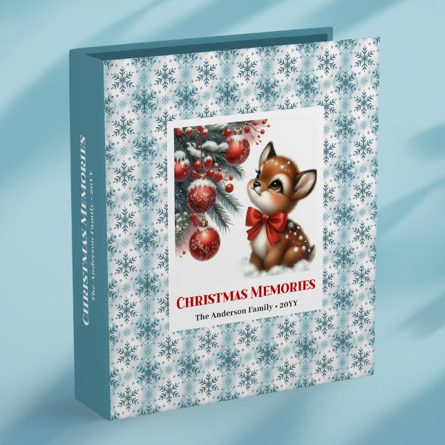Classeur Printable baby fawn christmas scene kids memory   (Printable baby fawn christmas scene kids memory album

)