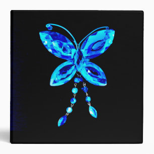 Classeur Prisme bleu de papillon