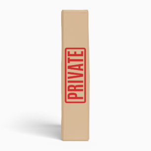 Classeur privé 3 anneaux