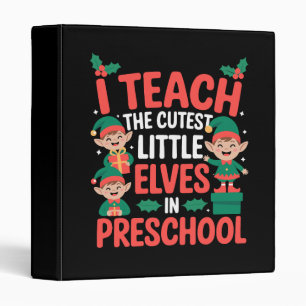 Classeur Prof Noël Je Fais Cours Aux Elfes Les Plus Mignons