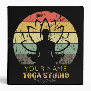 Classeur Professeur de fitness de studio de yoga personnali
