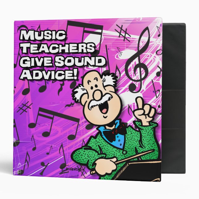 Classeur Professeur de musique (Devant/intérieur)