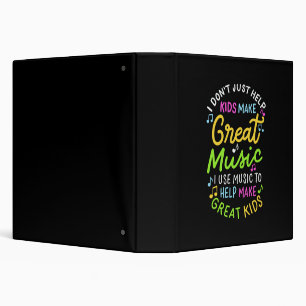 Classeur Professeur de musique - Aidez les enfants à faire