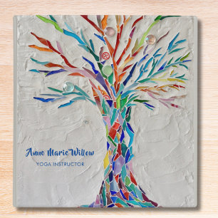 Classeur Professeur de Yoga Rainbow Tree