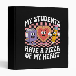 Classeur Professeur Mes élèves ont une pizza de mon cœur