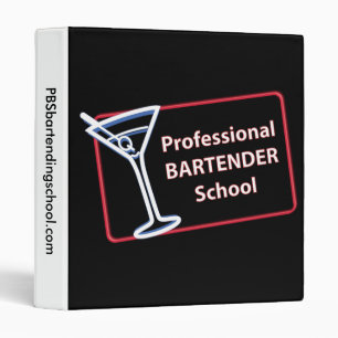 Classeur professionnel de barman