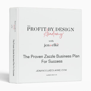 Classeur Profit par Design Academy Zazzle Course