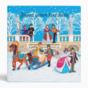 Classeur Promenade hivernale