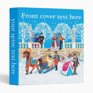 Classeur Promenade hivernale