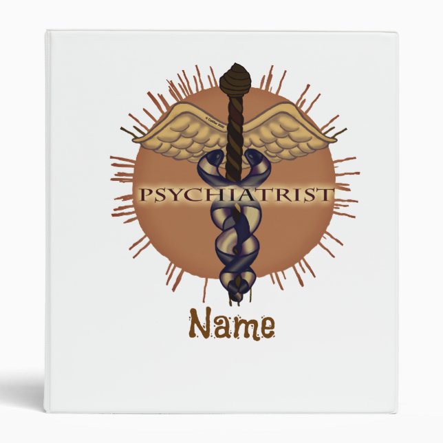 Classeur Psychiatre caduceus (Devant)