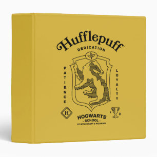 Classeur PUFFSÉ™ Dévouement Patience Loyauté Blason