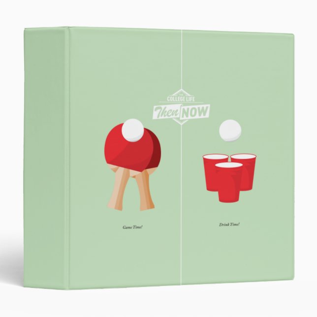 Classeur Puis et maintenant : Ping-pong (Devant/Côté)