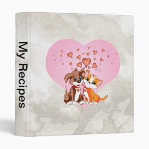 Classeur Puppy et Kitten Love