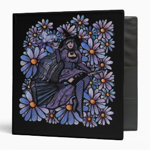 Classeur Purple Coffee Witch Daisy Art