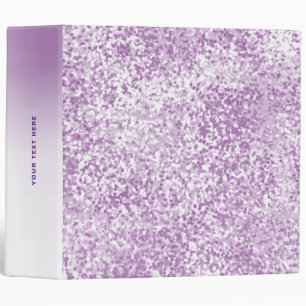 Classeur Purple Faux Parties scintillant mignon Personnalis