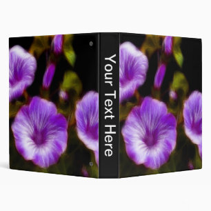Classeur Purple Petunias
