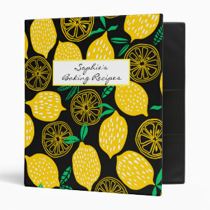 Classeur Quand la vie vous donne des citrons Jaune ensoleil