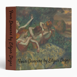 Classeur Quatre Danseuses d'Edgar Degas, Ballet Fine Art