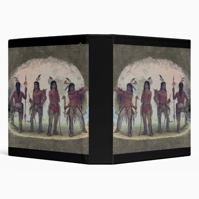 Classeur Quatre guerriers navajo (Arrière-plan)