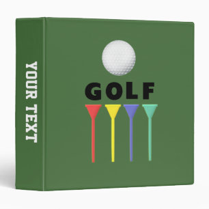 Classeur Quatre tees de golf