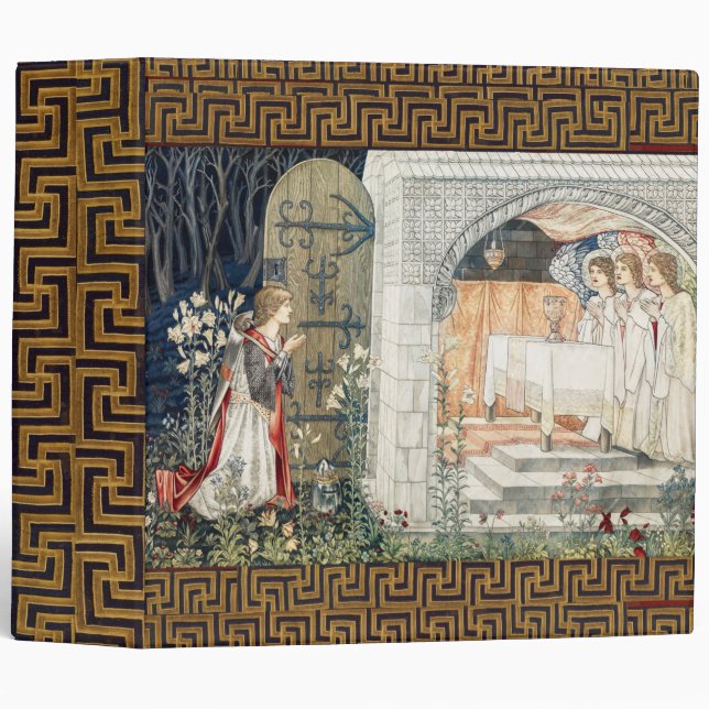 Classeur Quête du Saint Graal, Vision des Anges à Perceval (Devant/Côté)