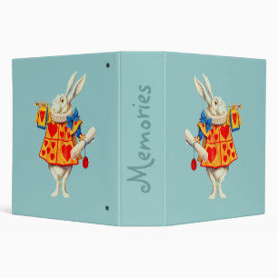 Classeur Rabbitt d'Alice au pays des merveilles ~ Album Cla