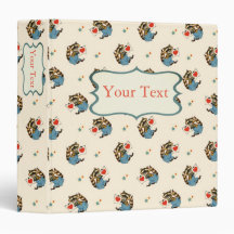 Raccoon rétro Valentine avec une lettre d'amour