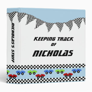 Classeur Race Car Baby Book