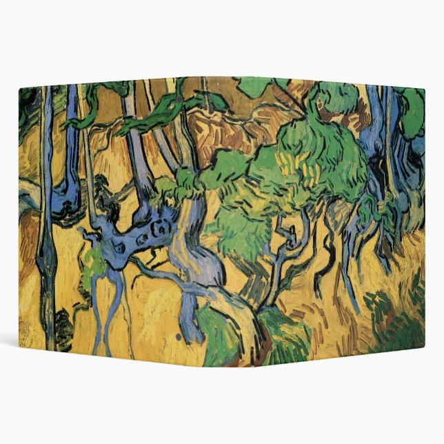 Classeur Racines et troncs d'arbres par Vincent van Gogh (Arrière-plan)