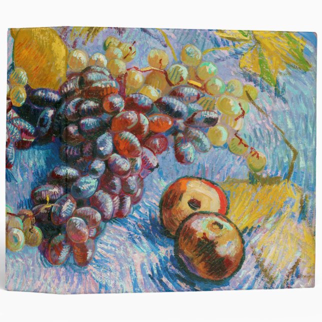 Classeur Raisins, citrons, poires et pommes, Van Gogh (Devant/Côté)
