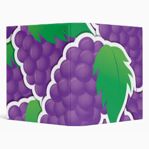 Classeur Raisins violets funky
