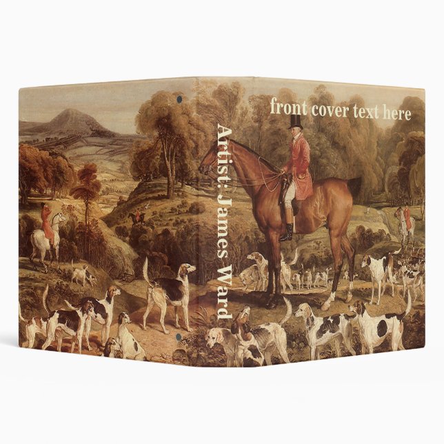 Classeur Ralph Lambton et ses Hounds par James Ward (Arrière-plan)