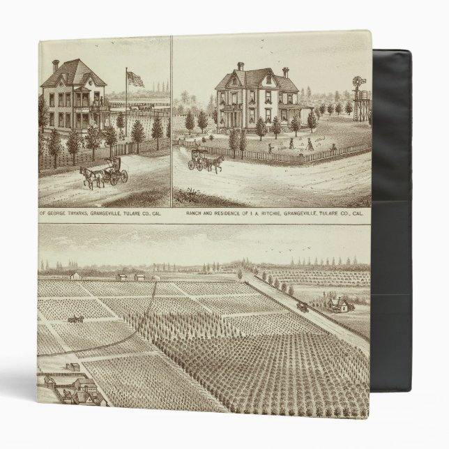 Classeur Ranches, Grangeville, Cal (Devant/Intérieur)