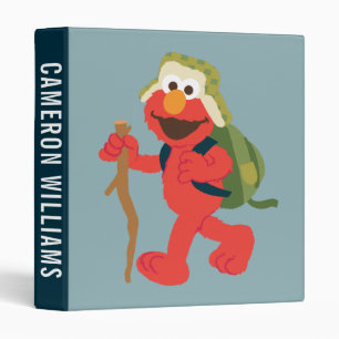 Classeur Randonnée d'Elmo en forêt Ajoutez votre nom
