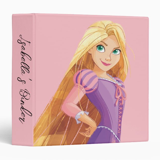 Classeur Rapunzel intrépide (Devant/Côté)