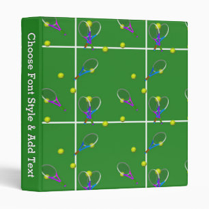Classeur Raquettes et balles de tennis