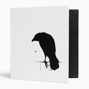 Classeur Raven vintage - Goth customisé rappelle Ravens