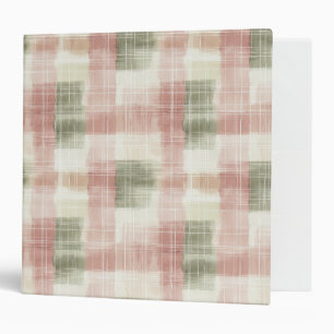Classeur Raya carreaux crème rose menthe chic
