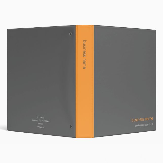 Classeur Rayure orange simple moderne élégante simple (Arrière-plan)