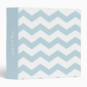 Classeur Rayures de zigzag de Chevron de bleus layette