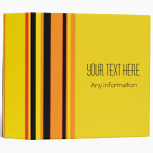 Classeur Rayures Jaune Orange. Fond de Couleur Uni