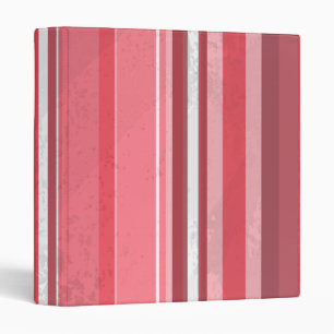 Classeur Rayures rose bonbon