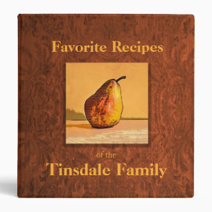 Classeur Recette 1,5" de famille de gravure de poire