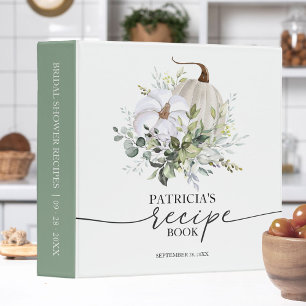 Classeur Recette de Baby Shower Automnal sur le Thème Citro
