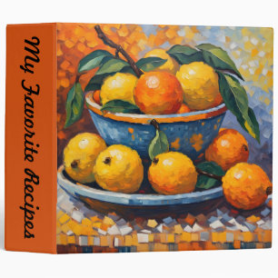 Classeur Recette de bols d'oranges et de citrons