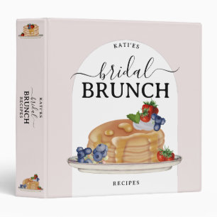 Classeur Recette de brunch pour baby shower de mariage aux 
